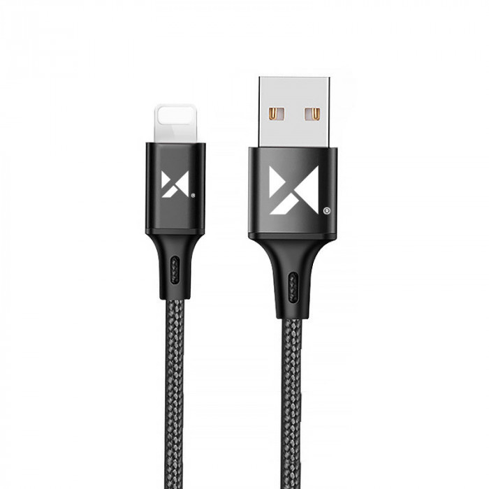 Cablu Wozinsky USB - Lightning 2,4A 1m Negru (WUC-L1B)