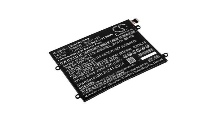 Cameron Sino 4200mAh HP Notebook x2,10-P018WM,x2 210 G2(L5H44EA),Notebook X2 10-P014NF,x2 210 G2(2TS62EA),Notebook X2 10-P011NR,Notebook X2 10-P018NF,