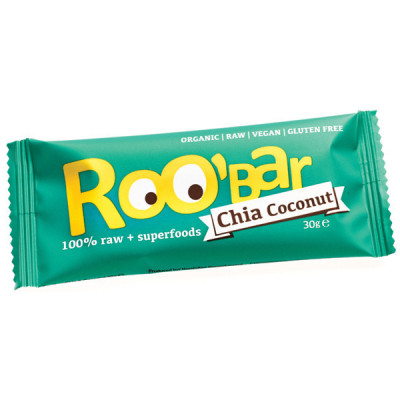 Baton Roobar chia + cocos raw eco 30g foto