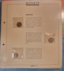 Colectie, set, Monede, America de Sud 21 monede, tari in descriere