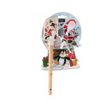 Set 2 ustensile bucatarie Craciun cm II 12,5 x 2,5 x 23 H