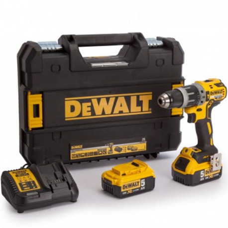 Masina de gaurit si insurubat cu percutie DeWALT DCD796P2 18V XR 5Ah Brushless