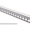 Adaptor Montare Patch Panel Rack 1U