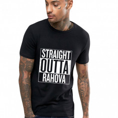 Tricou negru barbati - Straight Outta Rahova - L