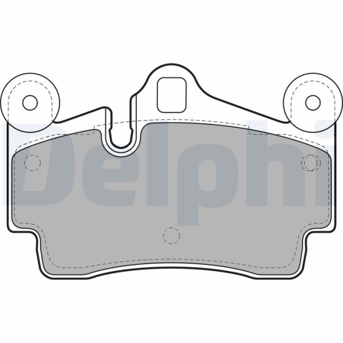 DELPHI LP1998 set placute frana,frana disc