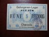 GERMANIA CHEMNITZ WWI 5 PF. 1917 UNC