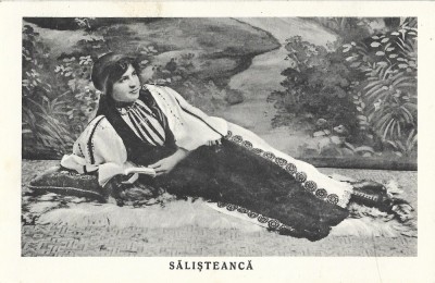 CP730N Sălișteancă, Editura Dumitru B Comșa Săliște, carte poștală necirculată foto