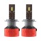 Set 2 LED-Uri Auto Techstar&reg; P14, H7, 120W, 18000 Lumeni, 6000K, 12-24V, Unghi Fascicul 360&deg;, CSP 3570, Canbus, Radiator Aluminiu, Racire Cooling Tech