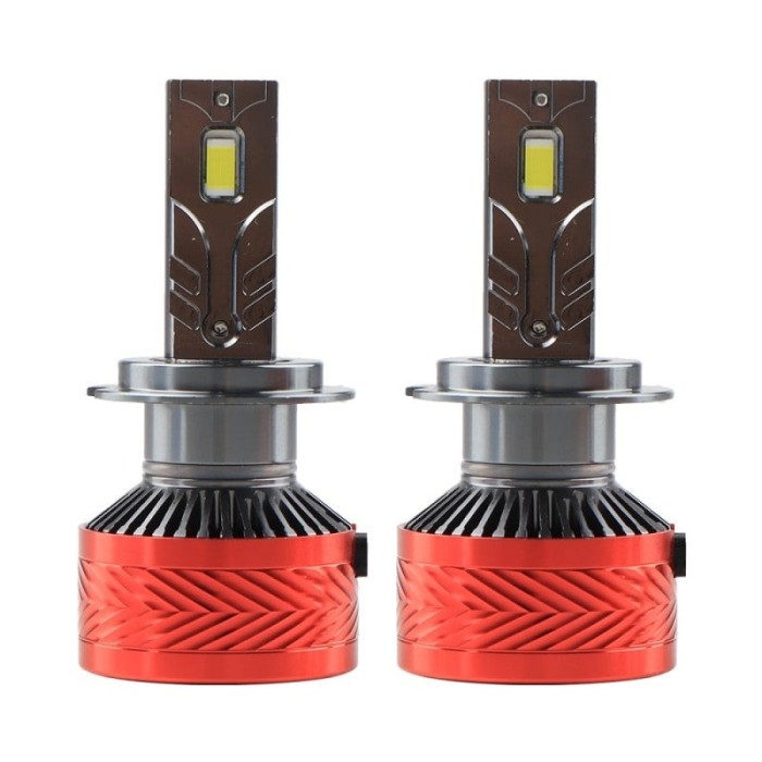 Set 2 LED-Uri Auto Techstar&reg; P14, H7, 120W, 18000 Lumeni, 6000K, 12-24V, Unghi Fascicul 360&deg;, CSP 3570, Canbus, Radiator Aluminiu, Racire Cooling Tech