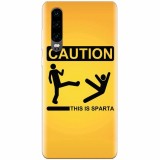 Husa silicon pentru Huawei P30, This Is Sparta Funny Illustration