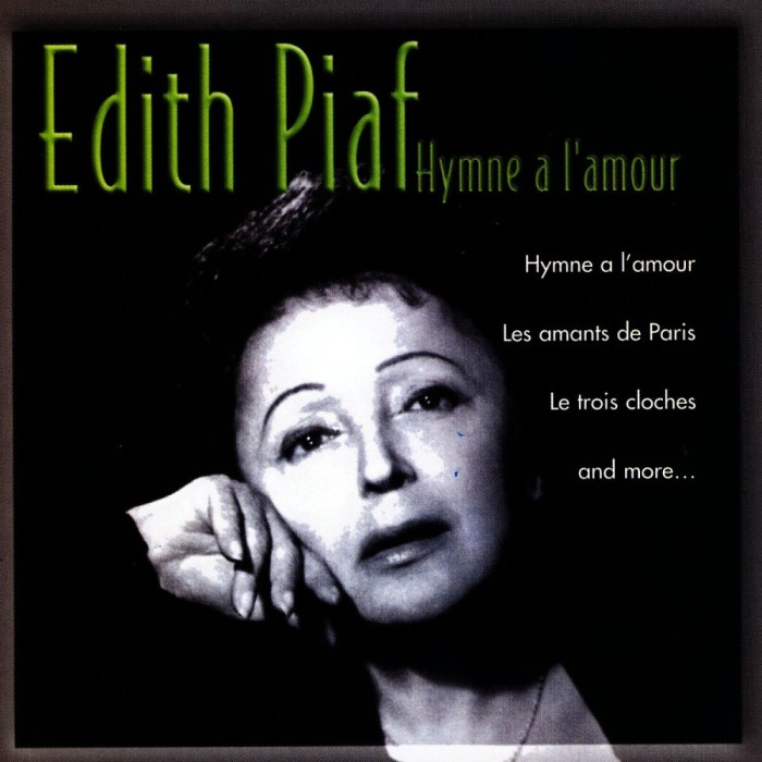 Edith Piaf Hymne A LAmour Mono (cd)