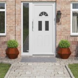 vidaXL Jardinieră 2 pcs Ruginit 50 x 50 x 40 cm 884065