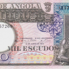 Bancnota Angola 1.000 Escudos 1973 - P108 UNC-