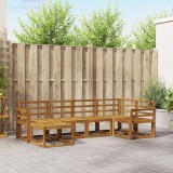 vidaXL Set canapele exterior 6 piese lemn acacia natural modular gradina