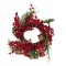 Coroniță Decorativă Crăciun, Pomușoare, Verdeață și Conuri, 40cm