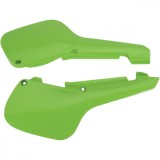 Laterale Spate Kawasaki KX60 KX84 2T (1984-2003) Verde - Plastic Carena Moto Cross/Enduro