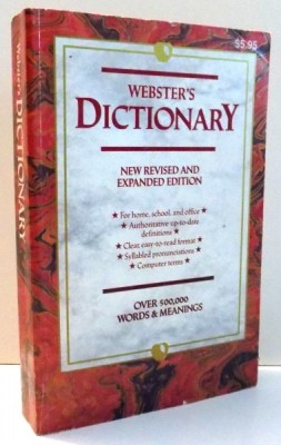 WEBSTER`S DICTIONARY , 1993 foto