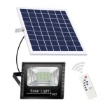 LED проектор, 400W, IP67, Със соларен панел, Дистанционно управление