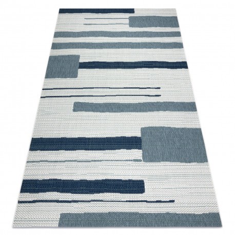Covor COLOR 19676369 SISAL linii bej / k&eacute;k, 140x200 cm