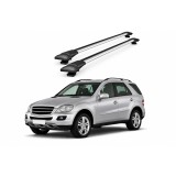 Bare portbagaj transversale auto aluminiu compatibile Mercedes Benz ML (W164) SUV 2006-2011 92-100 cm Cod: KL4
