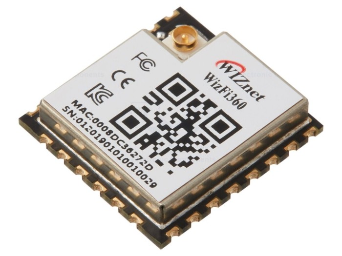 Modul WiFi UART, 2Mbps, 17x16x3mm