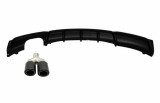 Difuzor Bara cu Toba Ornament Evacuare Fibra Carbon Mat BMW Seria 3 F30 F31 (2011-up) M Design Performance AutoTuning, KITT
