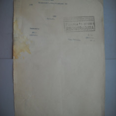 HOPCT DOCUMENT VECHI 359 MINISTERUL INDUSTRIEI COMERT EXTERIOR /BUCURESTI 1936