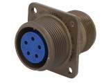 Conector circular 16S 97 din aluminiu oliv
