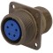 Conector circular 16S 97 din aluminiu oliv