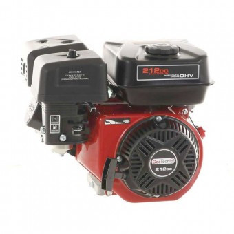 Motor in 4 timpi pe benzina Geo Tech-Pro 212cc, 7.5 CP, ax 19 mm, orizontal