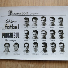 fotografie echipa de fotbal Progresul Bucuresti - cca 1950