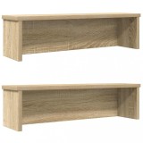 VidaXL Rafturi de bucătărie stivuibile 2 buc Stejar Sonoma 50x15x16 cm
