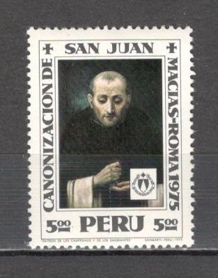 Peru.1975 Canonizarea lui J.Macias-cleric dominican GZ.108 foto