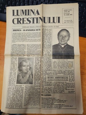 AMS - ZIAR LUMINA CRESTINULUI, NR. 6, 1992 foto