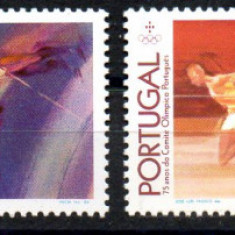 PORTUGALIA 1984, Sport, J.O. Los Angeles, MNH, serie neuzata