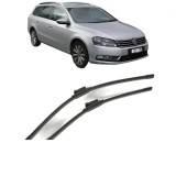 Cumpara ieftin Set stergatoare auto Volkswagen PASSAT B7 Estate Van (365) din 2010-2014, pentru parbriz auto, 2 bucati, Bosch Aerotwin, din cauciuc siliconat reziste