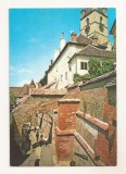 RF62 -Carte Postala- Sibiu, pasajul scarilor, circulata