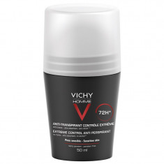 Vichy Homme Deodorant antiperspirant roll-on impotriva transpiratiei excesive 72h 50 ml