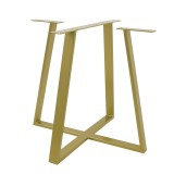 Picior Metalic Central, pentru Masa Rotunda sau Ovala, Gold, MC10G