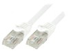 Cablul Patch U/UTP 6 litat CCA PVC alb 1m 24AWG, Logilink