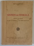 SISTEM DE MORALA - de HRISTU ANDRUTSOS , 1947 * COPERTA RESTAURATA