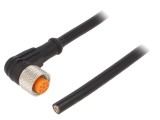 Cablu de conectare M12 8-Pin unghi 2m IP67 30VAC 2A