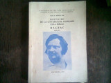 Histoire de la literature francaise XIX-e siecle, Balzac - Angela Ion (Istoria literaturii franceze, secolul XIX, Balzac)