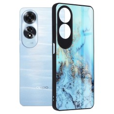 HusA? pentru oppo a60 - tech glass - protecE?ie premium, blue ocean foto