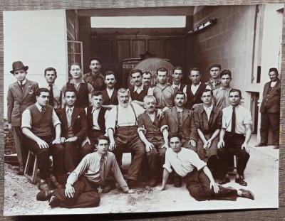 Ingineri mecanici, fotografie de grup// Romania, perioada interbelica foto