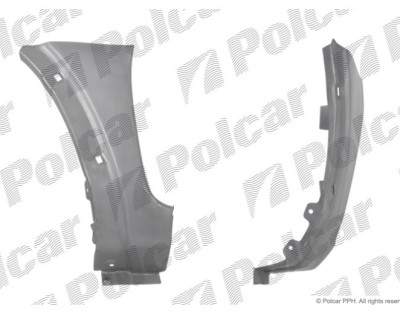 Segment aripa fata SUZUKI IGNIS (FH), 10.2000-12.2007, partea dreapta, spre spate; inferior, foto