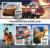 GUINEEA-BISSAU 2021 - Transporturi speciale, Stampilat