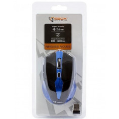 Sbox Mouse Wireless Negru/Albastru WM-9017 45506606