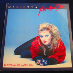 Marietta Waters - Fire And Ice _ 12" maxi single _ CBs ( 1986, Germania)