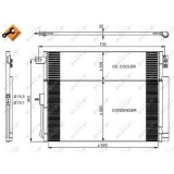 Condensator climatizare, Radiator clima Jeep Grand Cherokee 4 (Wk, Wk2) Nrf 350038